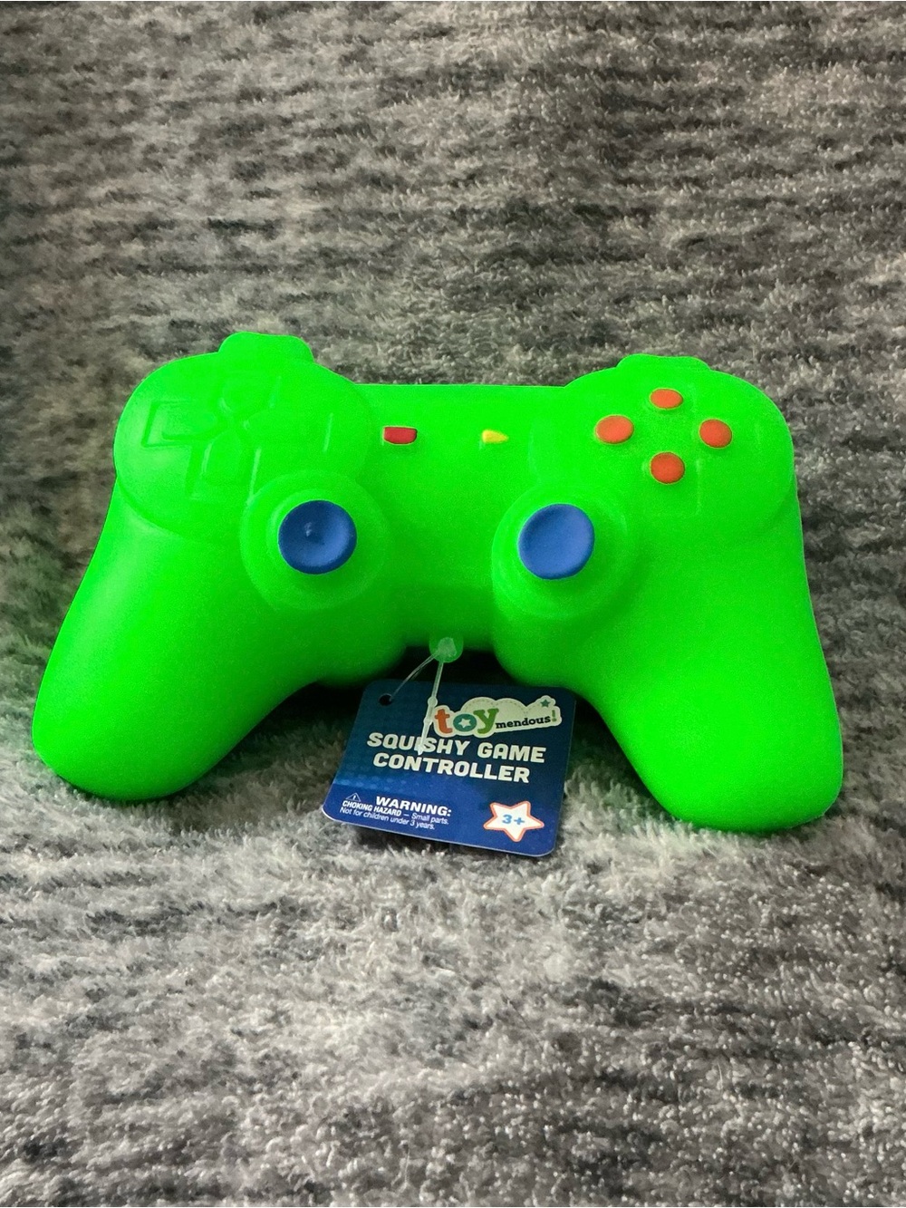 Squishy Game Controller Toy - Bright Green